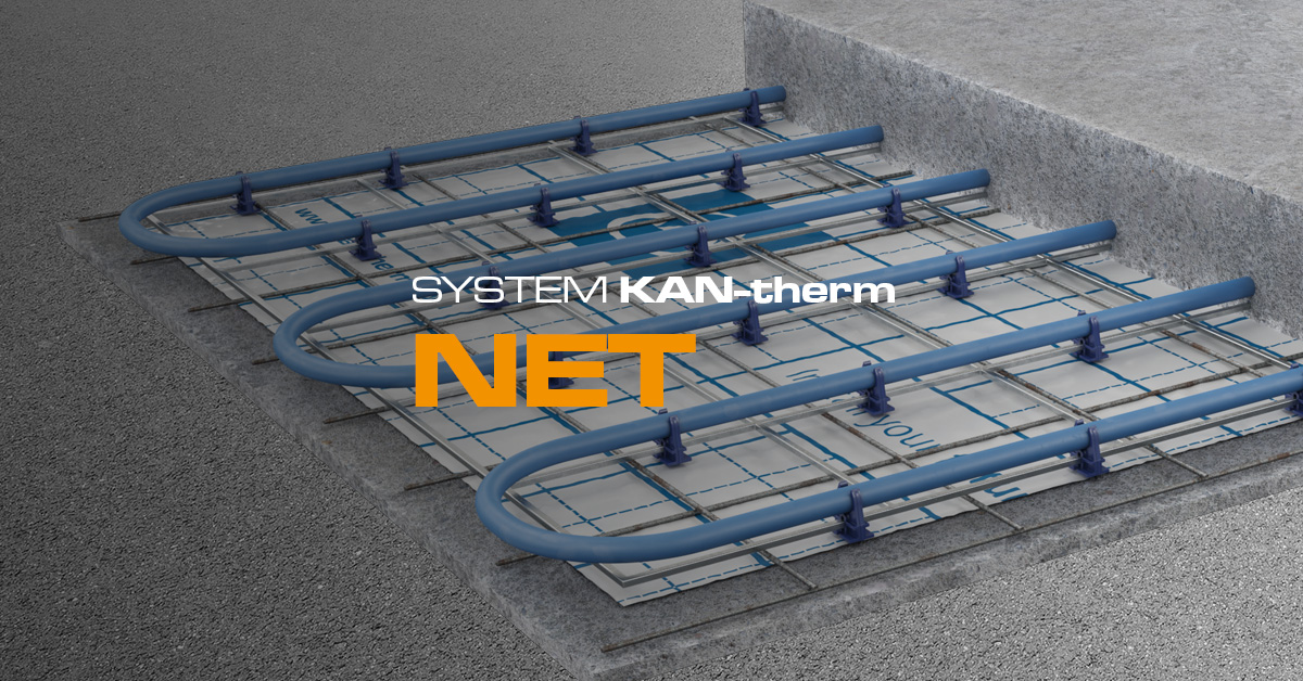KAN-therm NET - Универсальная система панельного отопления с множеством применений