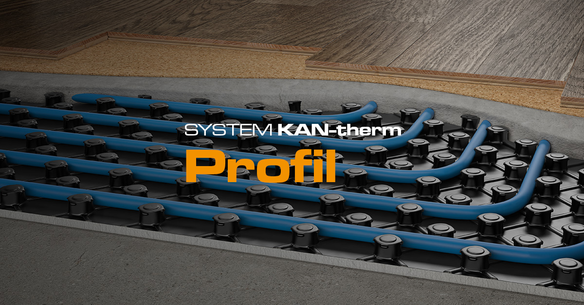 Тепло под ногами: преимущества и удобство напольного отопления с KAN-therm Profil