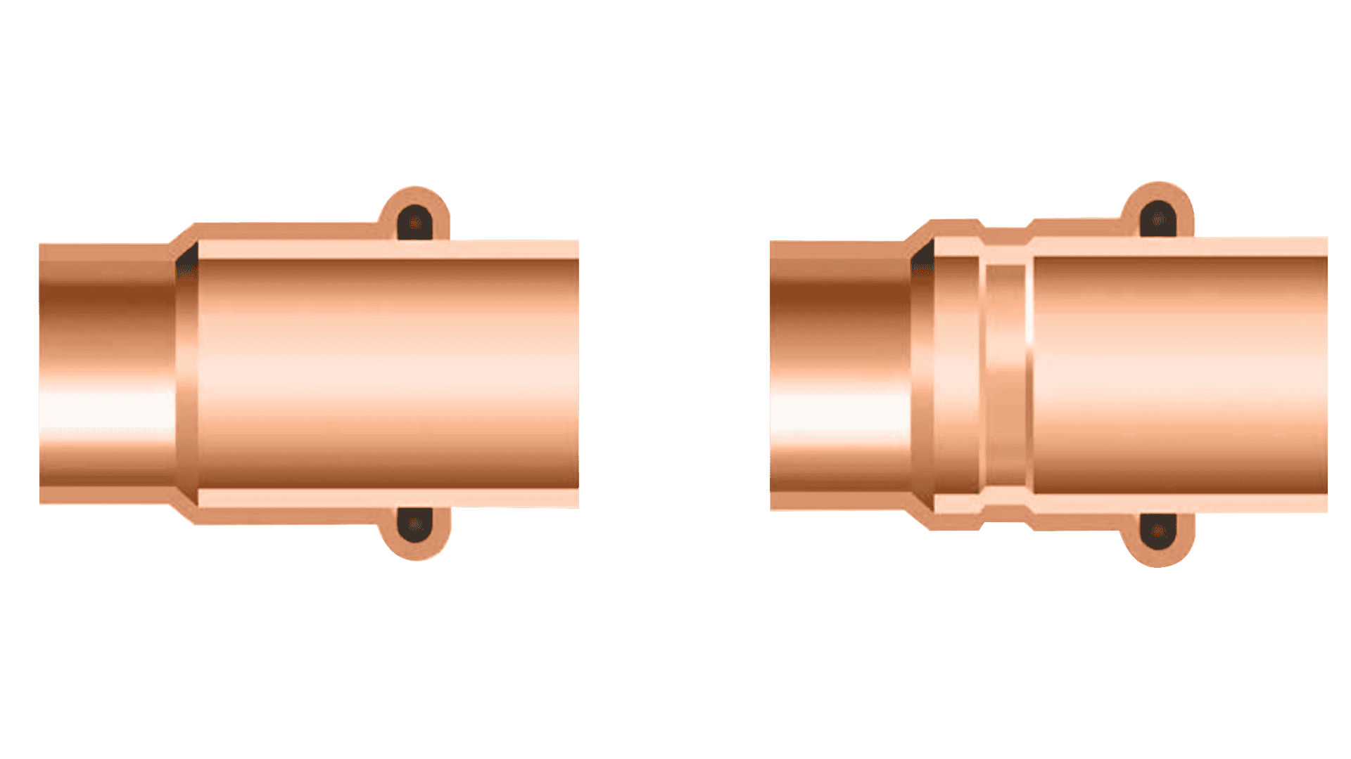 KAN-therm - система Copper - Пример работы зажима